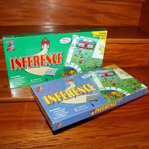 2x INFERENCE Learning Well Board Game Red (Level 2.0-3.5) + Blue (Level 3.5-5.0)